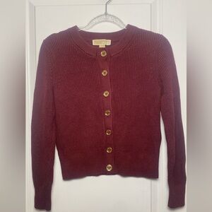 MICHAEL KORS BURGUNDY SWEATER